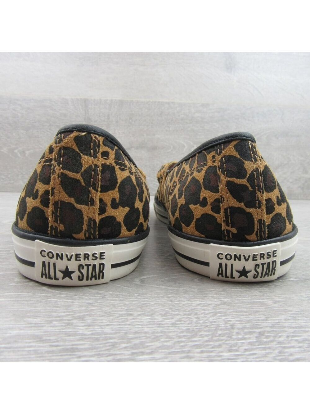 Converse CTAS OX Dainty Jane Leopard Womens Size 8.5 Shoes NEW - Picture 8 of 13